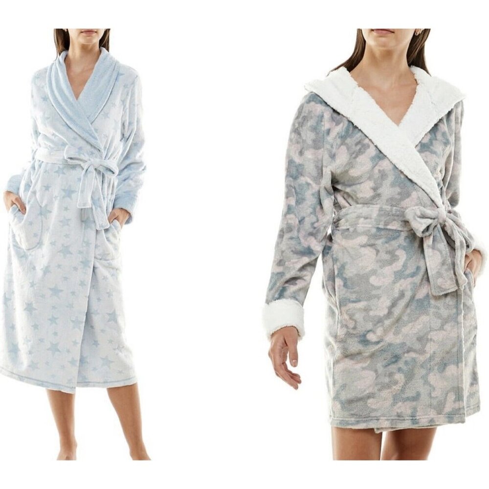 Jaclyn Intimates Fleece Robe Bundle Women’s Size Medium NWT